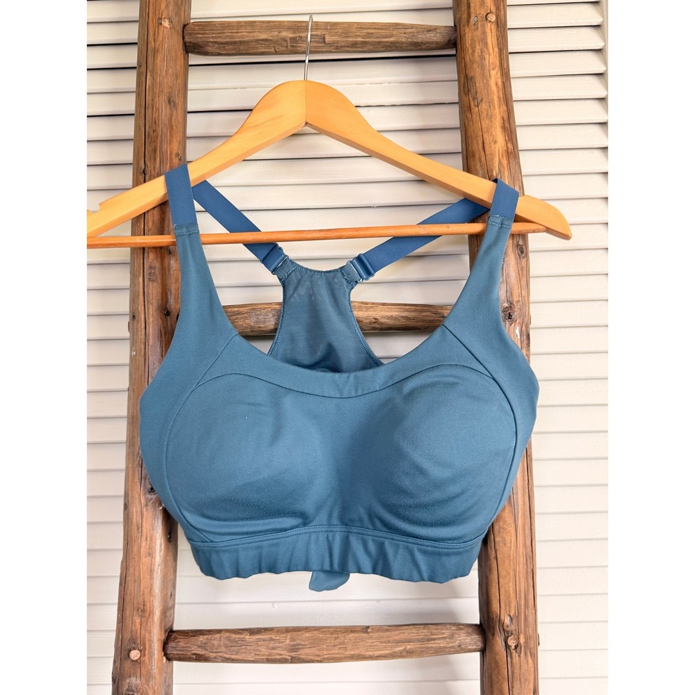 Gymshark Sports Bra‎ Small Blue High Impact Racerback